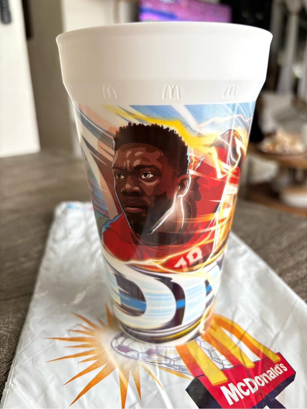 Official 2026 McDonald's FIFA World Cup Collector's Cup – Alphonso Davies #19
